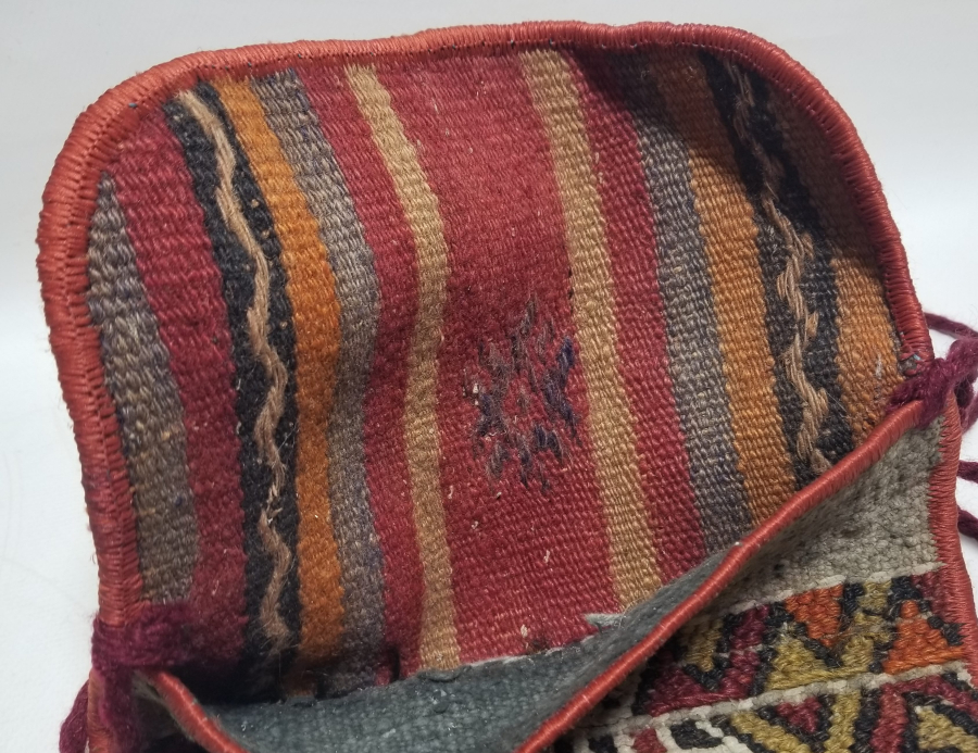 OSMANLI DÖNEMİ KİLİMDEN YAPILMIŞ ÇANTA