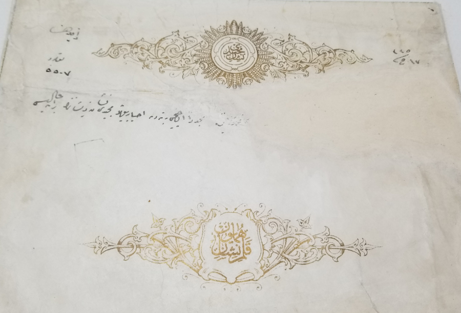 OSMANLI DÖNEMİ NİŞAN BERATI ZARFI