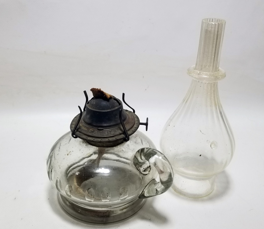 NADİR TİPTE OSMANLI DÖNEMİ TUTMAÇLI GAZ LAMBASI