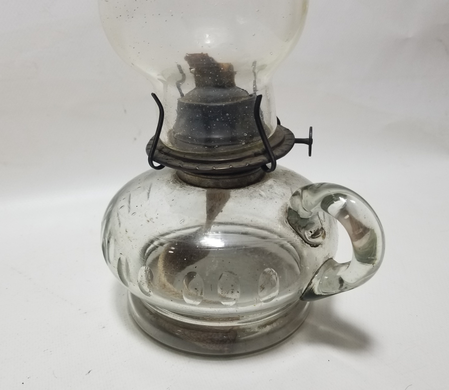 NADİR TİPTE OSMANLI DÖNEMİ TUTMAÇLI GAZ LAMBASI