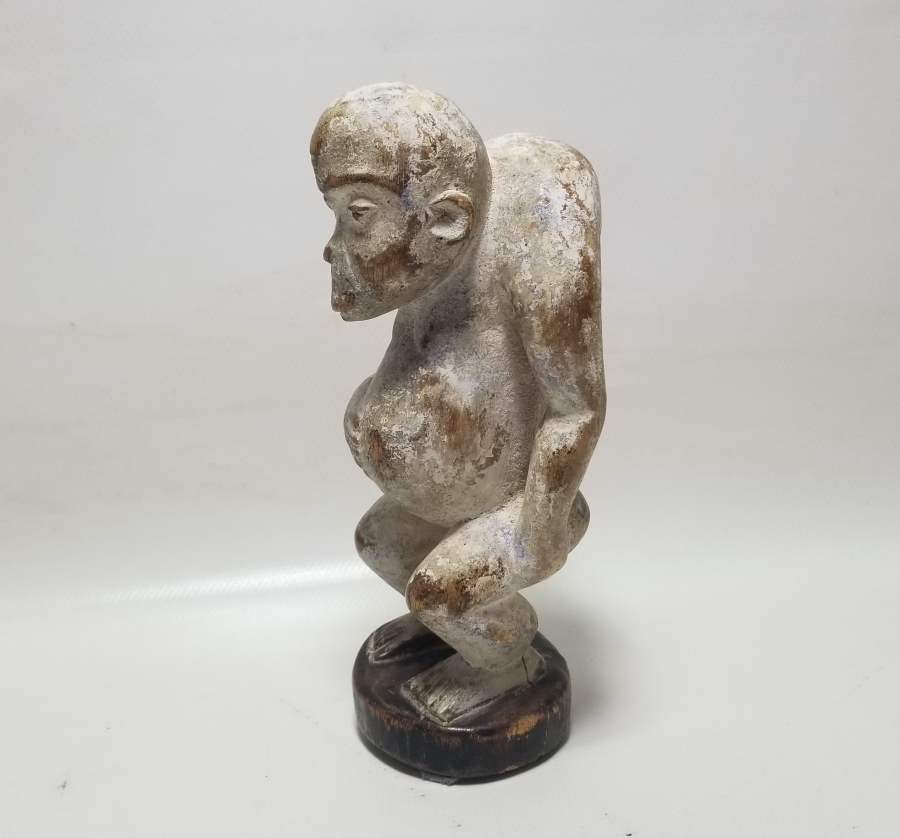 1850LERDEN NADİR AHŞAP AFRİKA HEYKEL