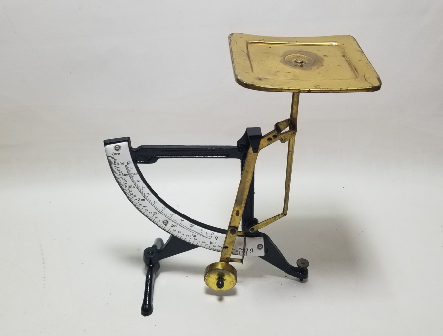 EMAYE KADRANLI ANTİKA POSTA TERAZİSİ