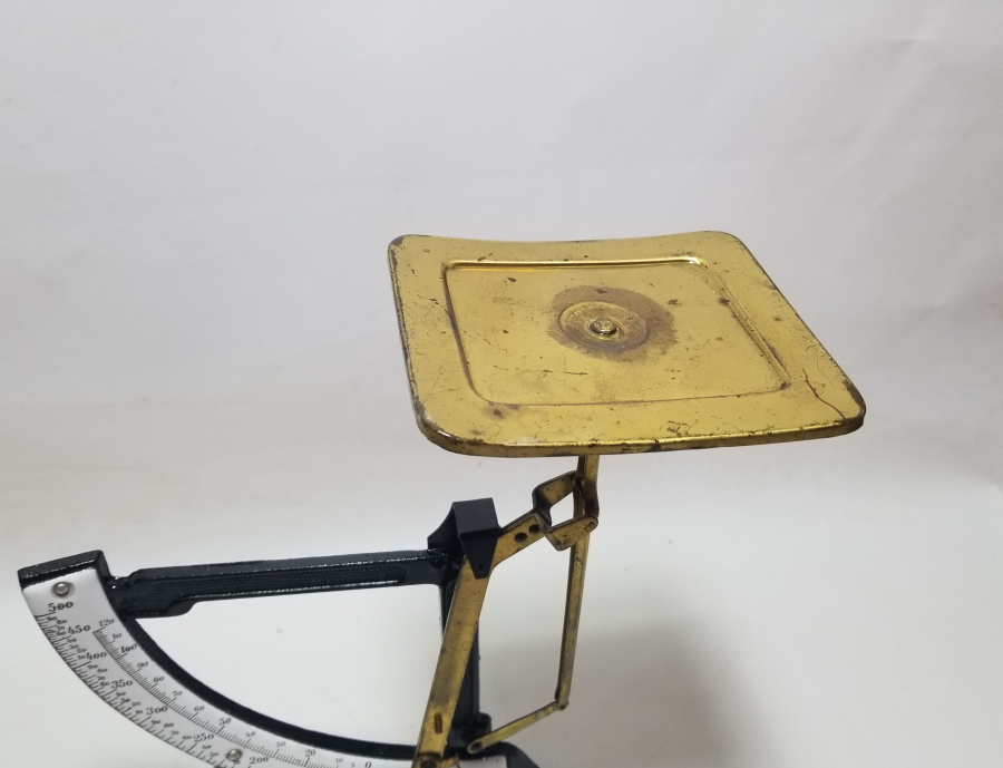 EMAYE KADRANLI ANTİKA POSTA TERAZİSİ