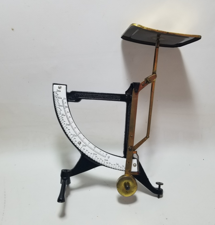 EMAYE KADRANLI ANTİKA POSTA TERAZİSİ