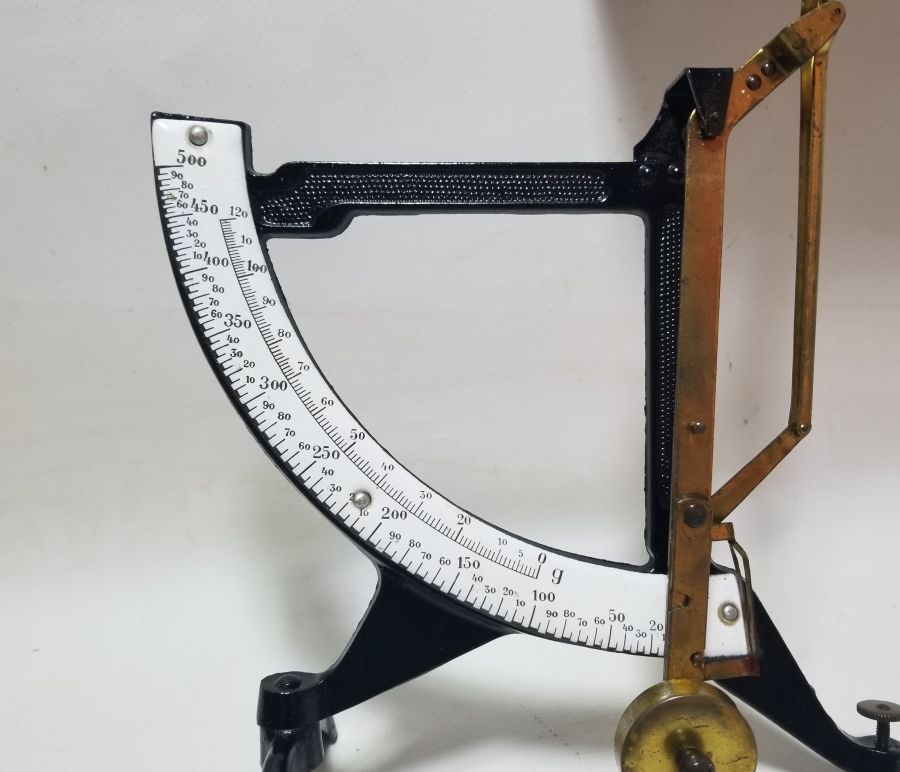 EMAYE KADRANLI ANTİKA POSTA TERAZİSİ