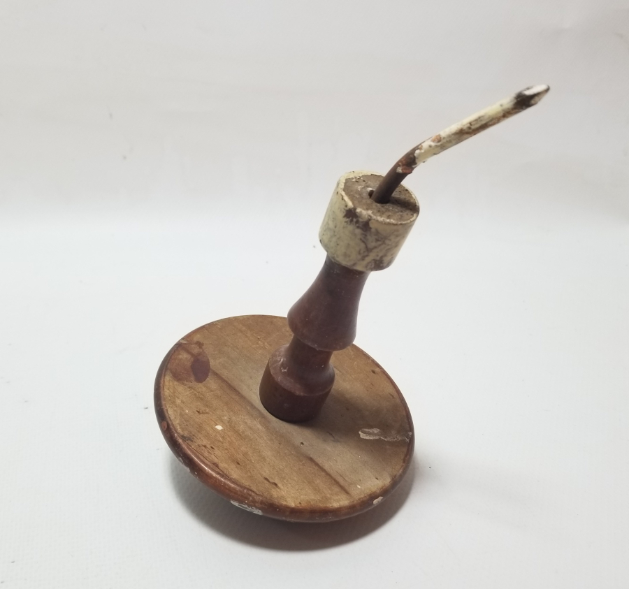 AHŞAP ÜZERİ ALTIN VERMEYLİ PORSELEN APLİKLİ OSMANLI DÖNEMİ NADİR KAPI KOLU