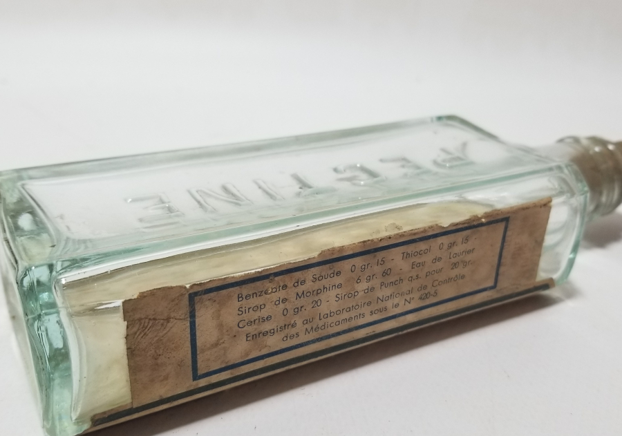 ANTİKA CAM İLAÇ ŞİŞESİ