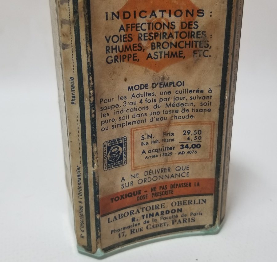 ANTİKA CAM İLAÇ ŞİŞESİ