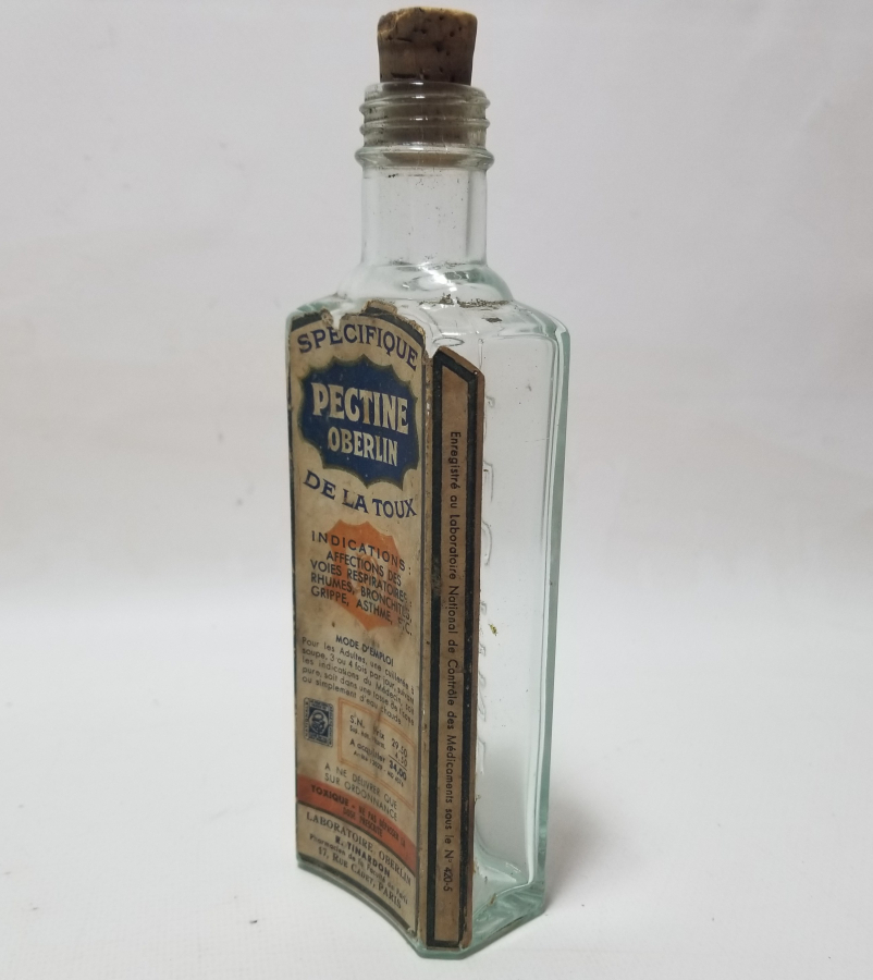 ANTİKA CAM İLAÇ ŞİŞESİ