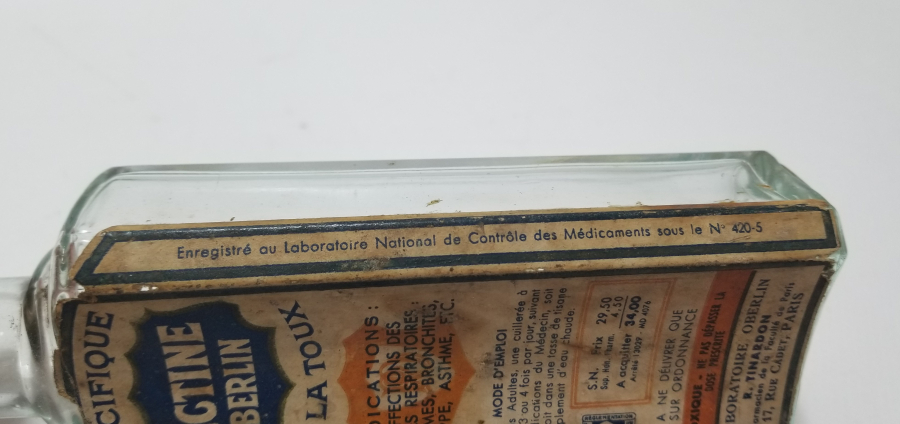 ANTİKA CAM İLAÇ ŞİŞESİ