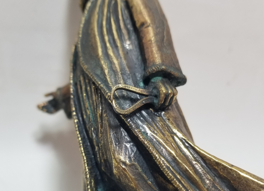 KABARTMA İŞÇİLİKLİ BRONZ DÖKÜM MİMAR SİNAN HEYKELİ