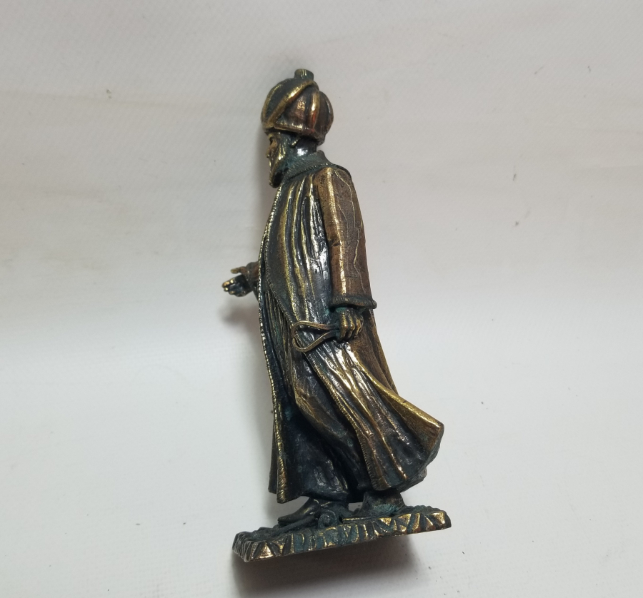 KABARTMA İŞÇİLİKLİ BRONZ DÖKÜM MİMAR SİNAN HEYKELİ