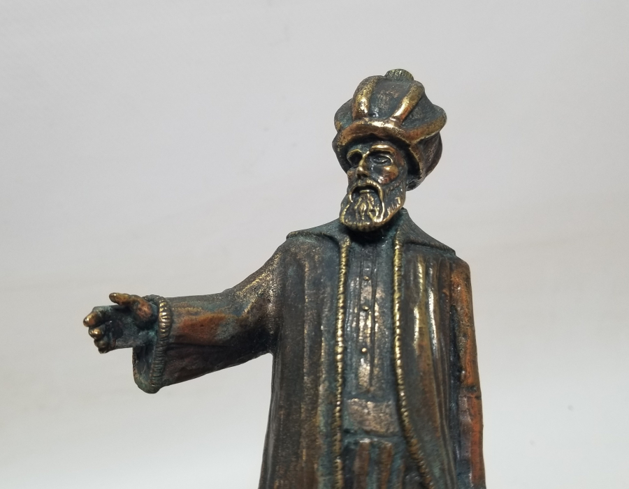 KABARTMA İŞÇİLİKLİ BRONZ DÖKÜM MİMAR SİNAN HEYKELİ