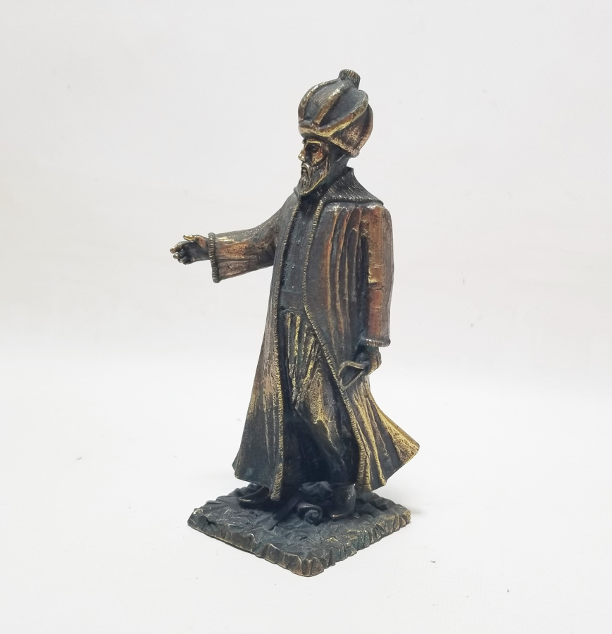 KABARTMA İŞÇİLİKLİ BRONZ DÖKÜM MİMAR SİNAN HEYKELİ