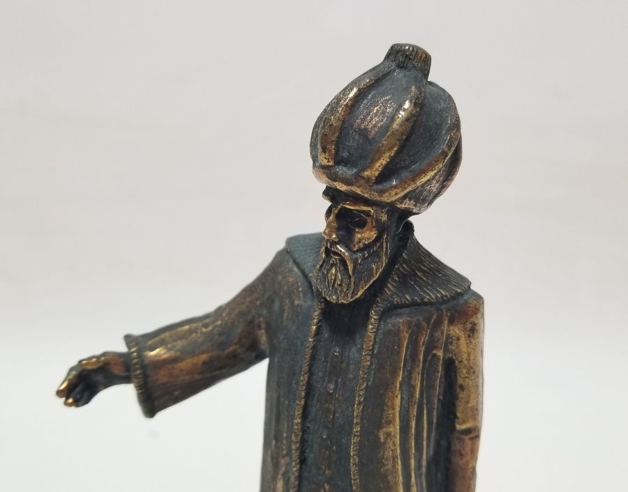 KABARTMA İŞÇİLİKLİ BRONZ DÖKÜM MİMAR SİNAN HEYKELİ