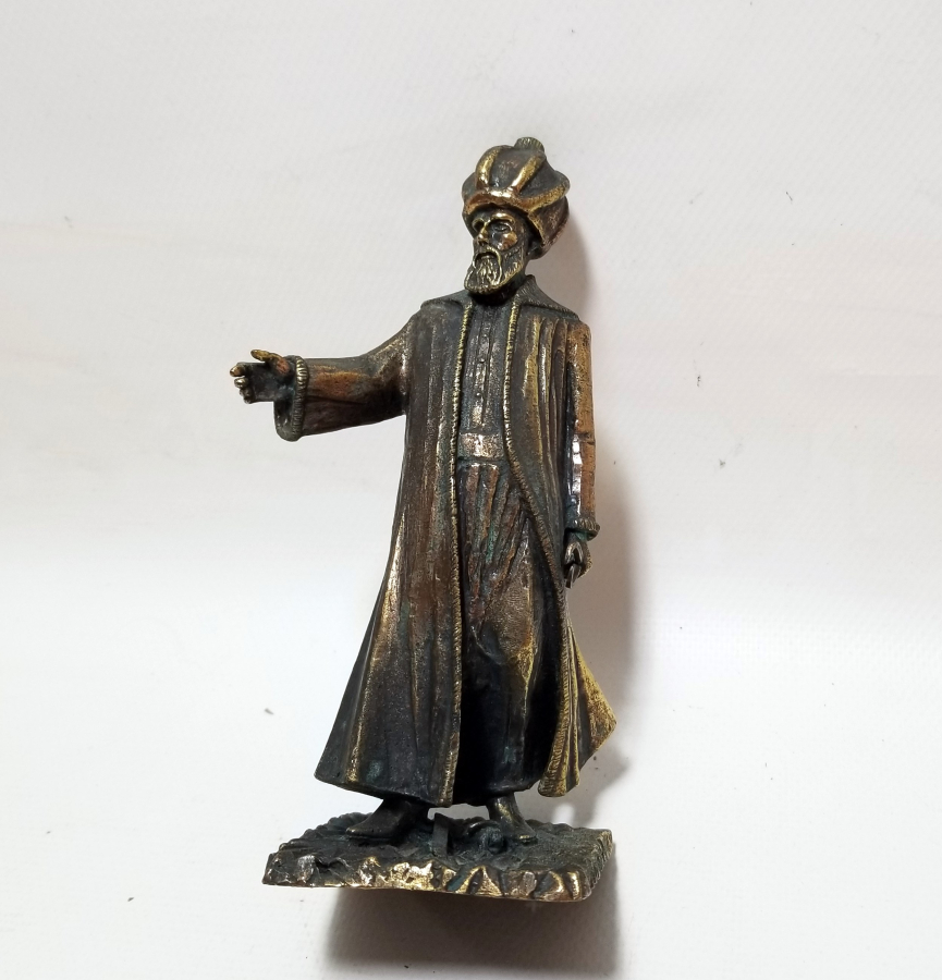 KABARTMA İŞÇİLİKLİ BRONZ DÖKÜM MİMAR SİNAN HEYKELİ