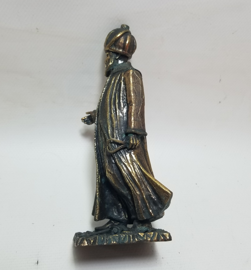 KABARTMA İŞÇİLİKLİ BRONZ DÖKÜM MİMAR SİNAN HEYKELİ