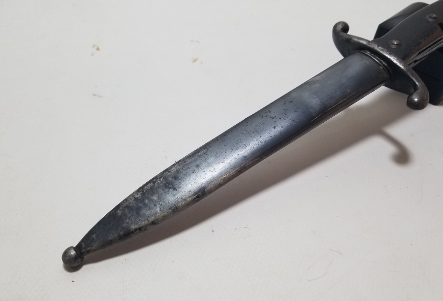 ENVER PAŞA HEDİYESİ SÜNGÜ FORMUNDA YAPILMIŞ NADİR OSMANLI TOPÇU SUBAY MEÇİ