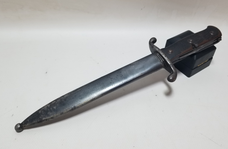 ENVER PAŞA HEDİYESİ SÜNGÜ FORMUNDA YAPILMIŞ NADİR OSMANLI TOPÇU SUBAY MEÇİ