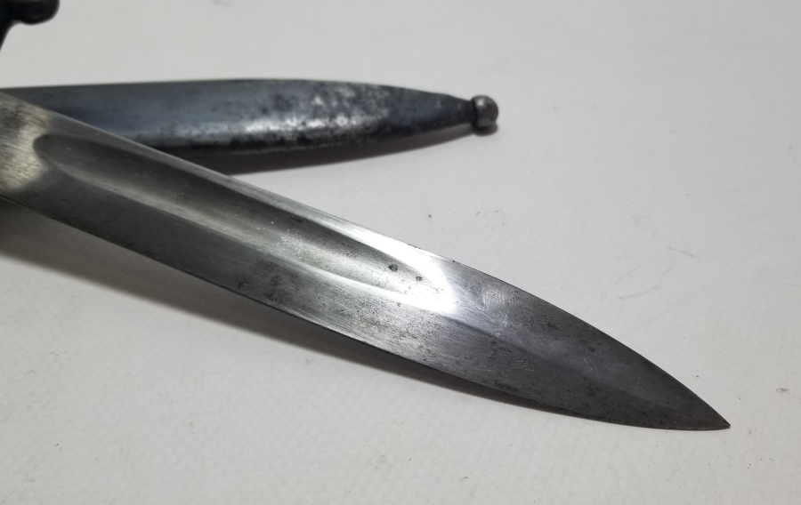 ENVER PAŞA HEDİYESİ SÜNGÜ FORMUNDA YAPILMIŞ NADİR OSMANLI TOPÇU SUBAY MEÇİ