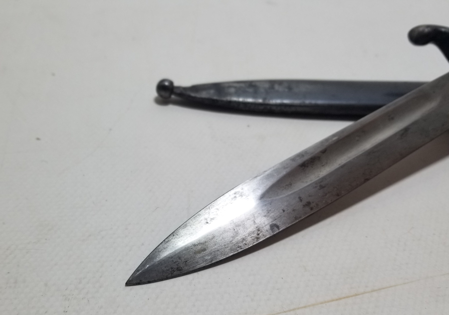 ENVER PAŞA HEDİYESİ SÜNGÜ FORMUNDA YAPILMIŞ NADİR OSMANLI TOPÇU SUBAY MEÇİ