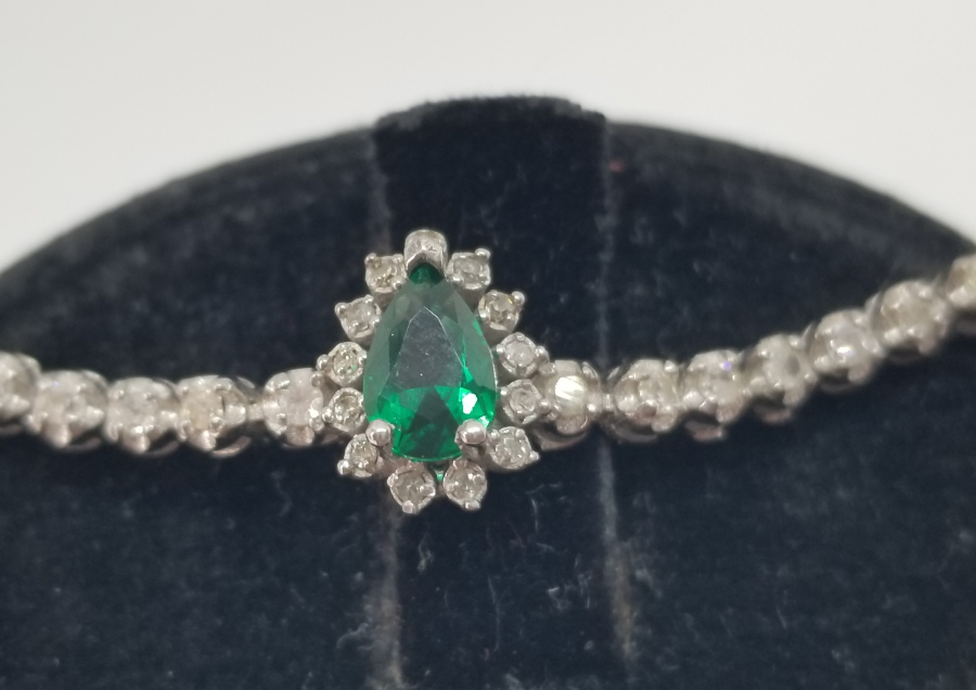 PIRLANTA TAŞLI ÖZEL YAPIM BİLEKLİK