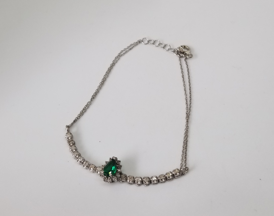 PIRLANTA TAŞLI ÖZEL YAPIM BİLEKLİK