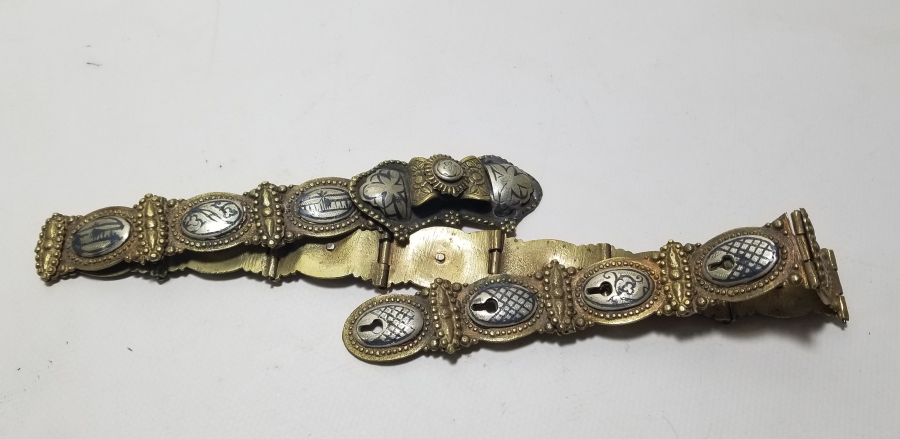 OSMANLI DÖNEMİ MEŞRUTİYET SANCAKLI SAVATLI VAN GELİN KEMERİ