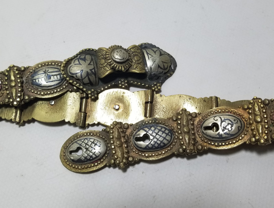 OSMANLI DÖNEMİ MEŞRUTİYET SANCAKLI SAVATLI VAN GELİN KEMERİ