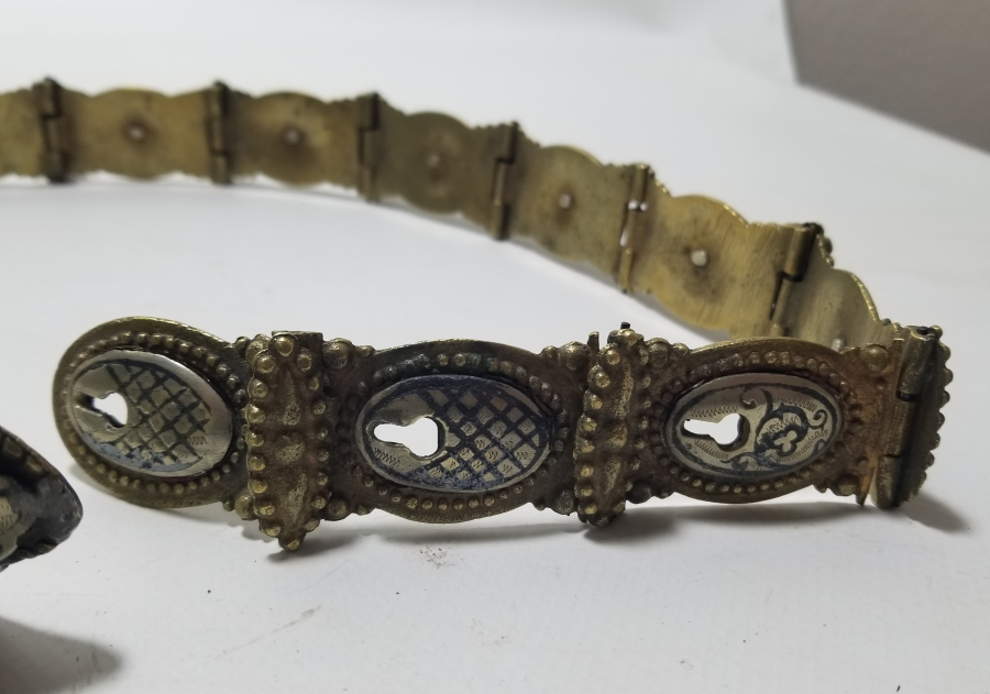 OSMANLI DÖNEMİ MEŞRUTİYET SANCAKLI SAVATLI VAN GELİN KEMERİ