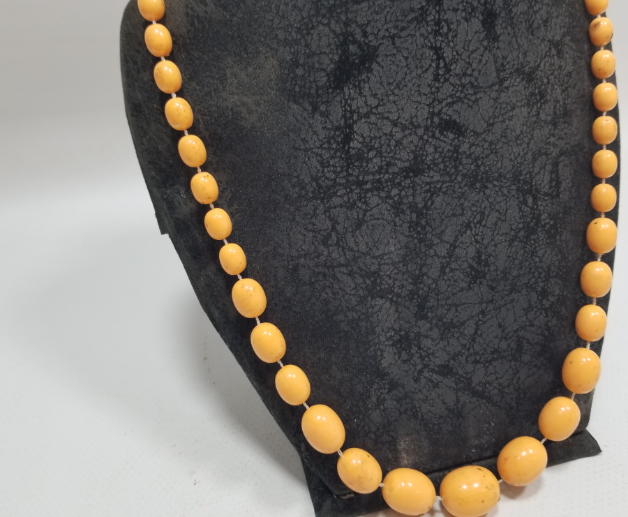 FİLDİŞİ GÖRÜNÜMLÜ ANTİKA GERDANLIK