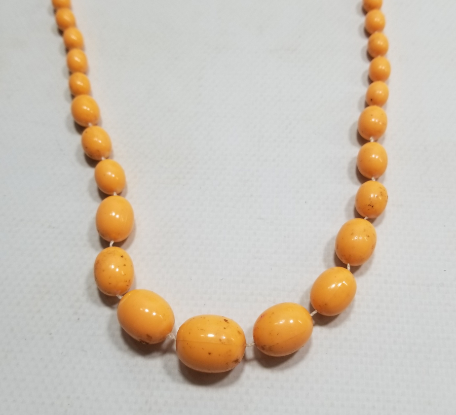 FİLDİŞİ GÖRÜNÜMLÜ ANTİKA GERDANLIK