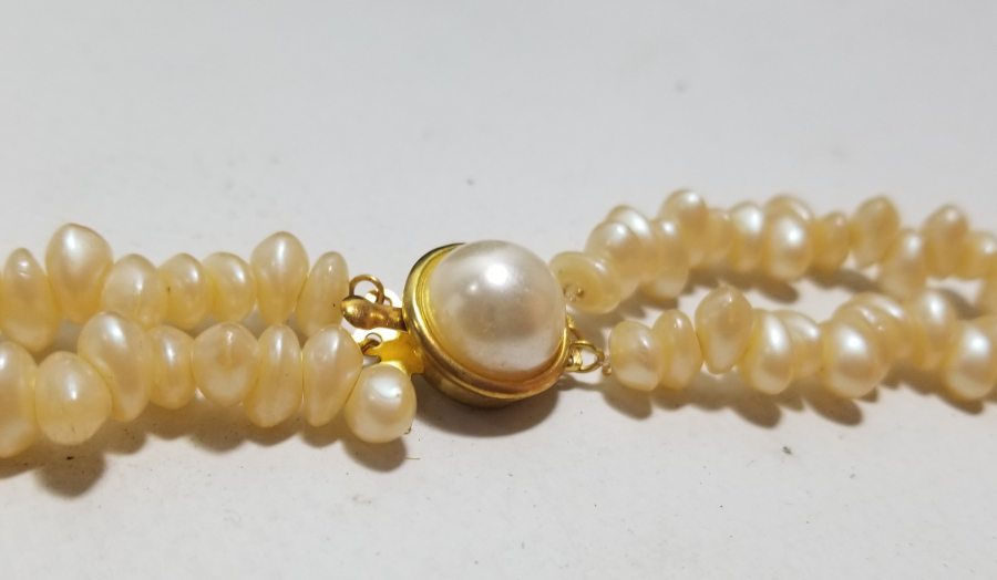 İNCİ GÖRÜNÜMLÜ ANTİKA GERDANLIK