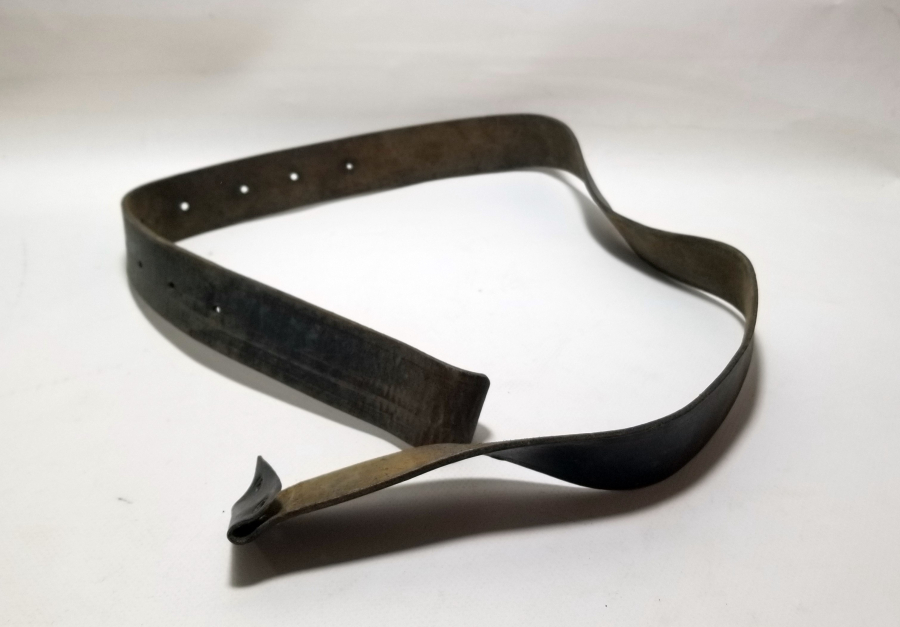 1. DÜNYA SAVAŞI DÖNEMİ ÜZERİ OSMANLICA YAZILI SUBAY KEMERİ