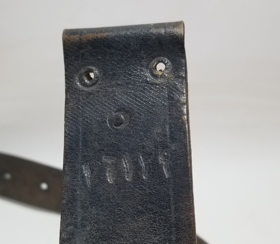 1. DÜNYA SAVAŞI DÖNEMİ ÜZERİ OSMANLICA YAZILI SUBAY KEMERİ