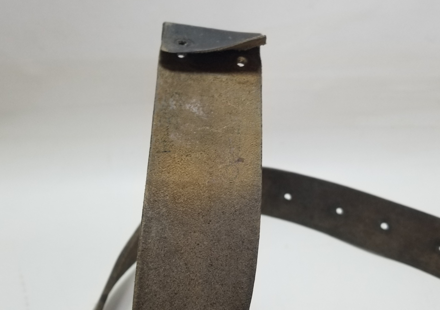 1. DÜNYA SAVAŞI DÖNEMİ ÜZERİ OSMANLICA YAZILI SUBAY KEMERİ