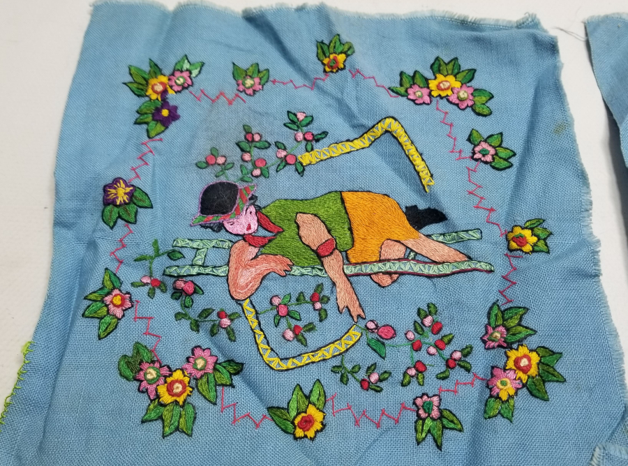 2 ADET EL YAPIMI ANTİKA PANO