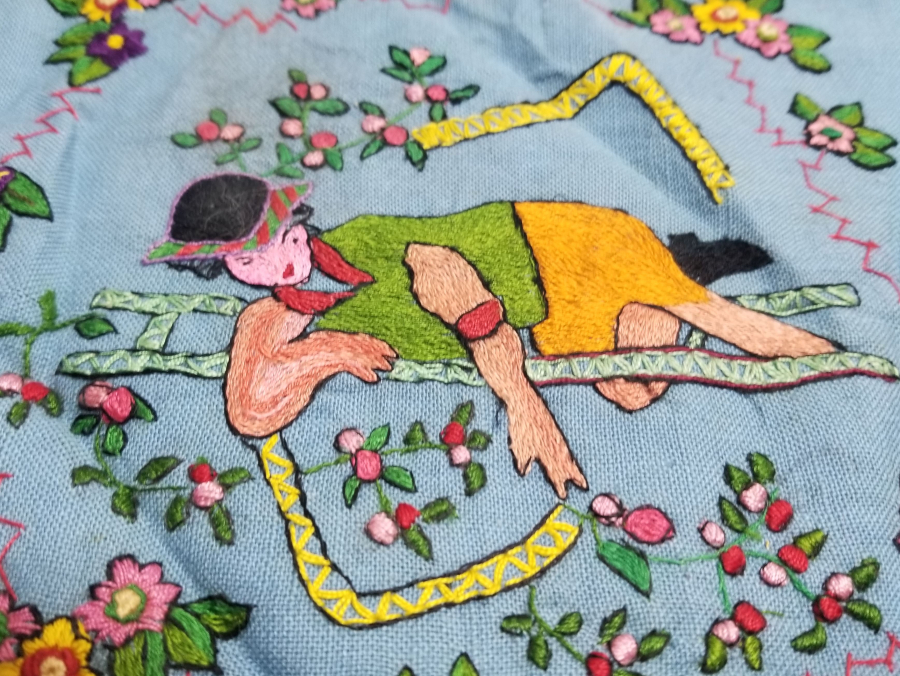 2 ADET EL YAPIMI ANTİKA PANO