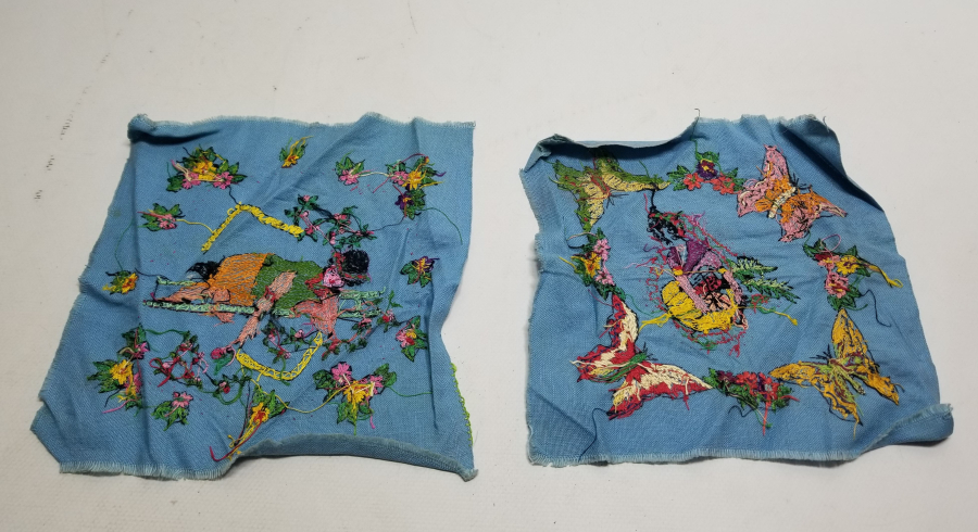 2 ADET EL YAPIMI ANTİKA PANO