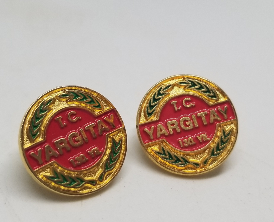 MİNE İŞÇİLİKLİ 2 ADET YARGITAY ROZET