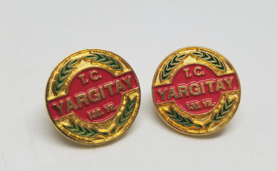 MİNE İŞÇİLİKLİ 2 ADET YARGITAY ROZET