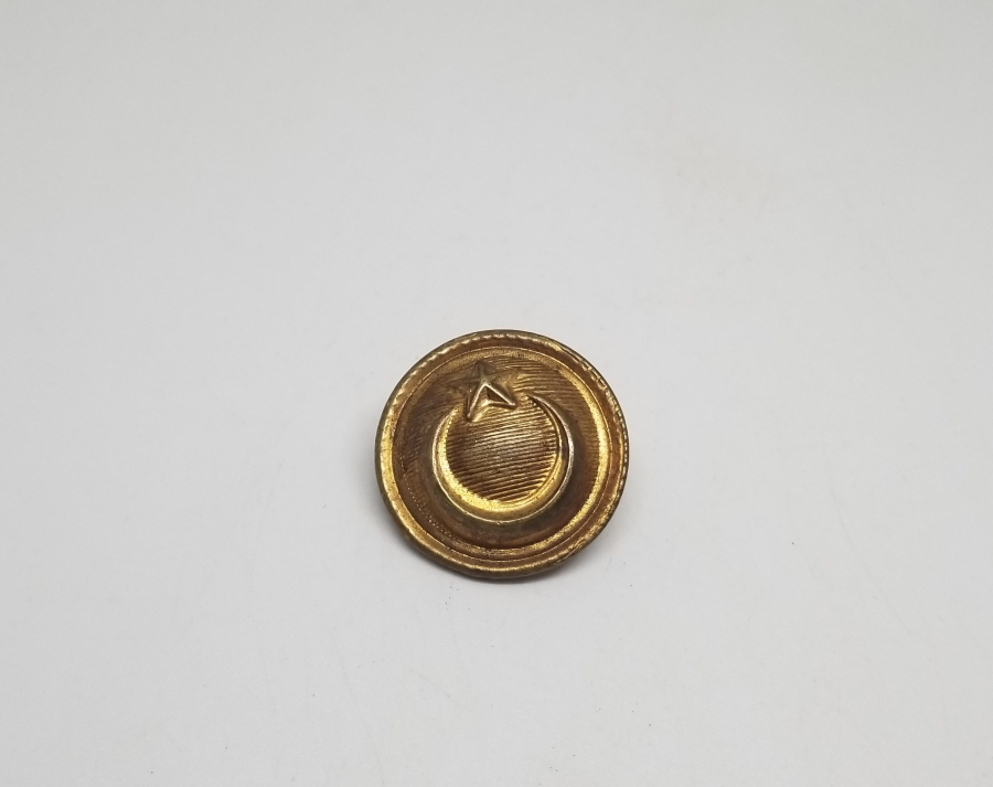 ÜZERİ ALTIN VERMEYLİ ANTİKA SUBAY DÜĞMESİ