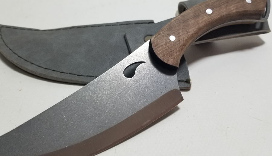 BÜYÜK BOY AHŞAP SAPLI KAMPÇI BIÇAĞI