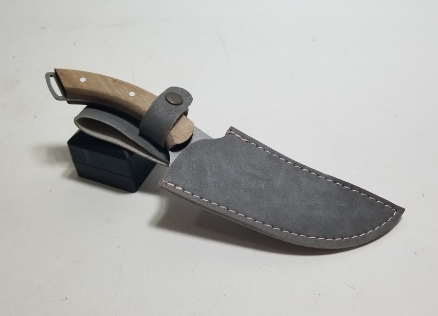 BÜYÜK BOY AHŞAP SAPLI KAMPÇI BIÇAĞI