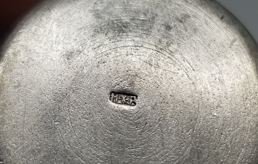 ÜZERİ ALTIN VERMEYLİ ANTİKA GÜMÜŞ LİKÖR BARDAĞI