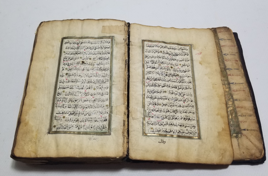 OSMANLI DÖNEMİ EL YAZMA ALTIN VARAKLI KUR'AN-I KERİM