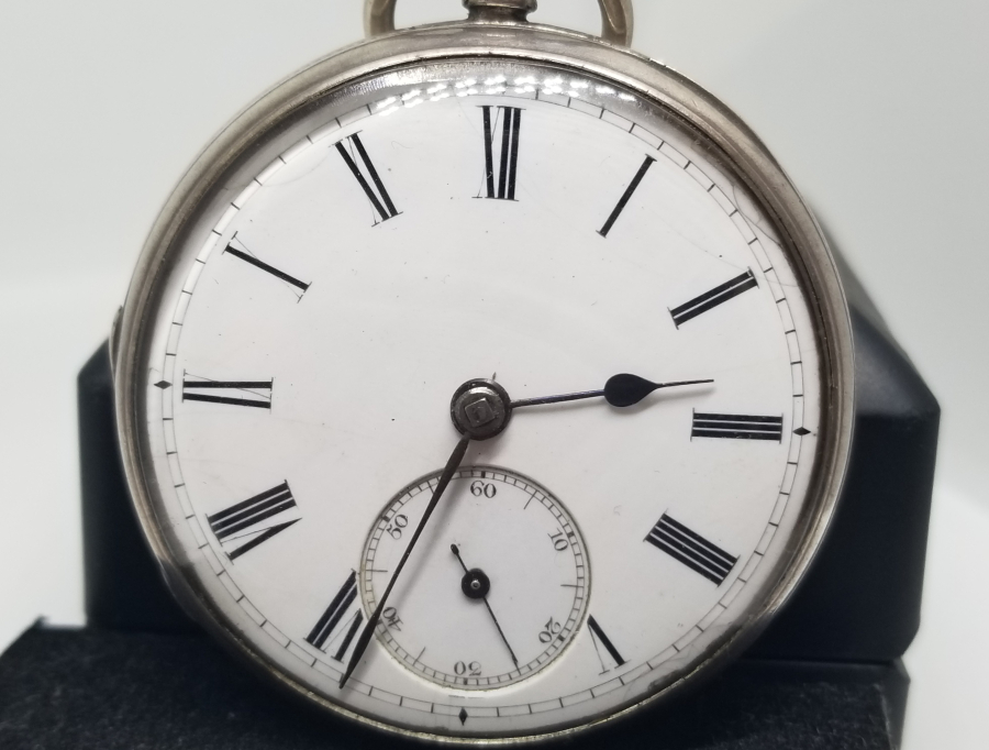 NADİR TİPTE GÜMÜŞ KASA YARIM PRİOR CEP SAATİ