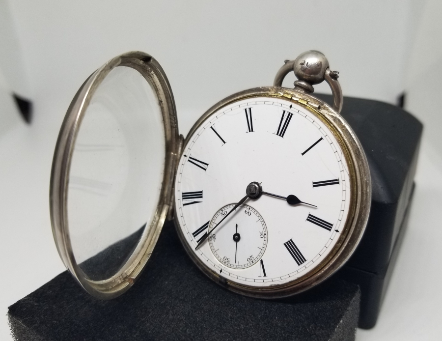 NADİR TİPTE GÜMÜŞ KASA YARIM PRİOR CEP SAATİ