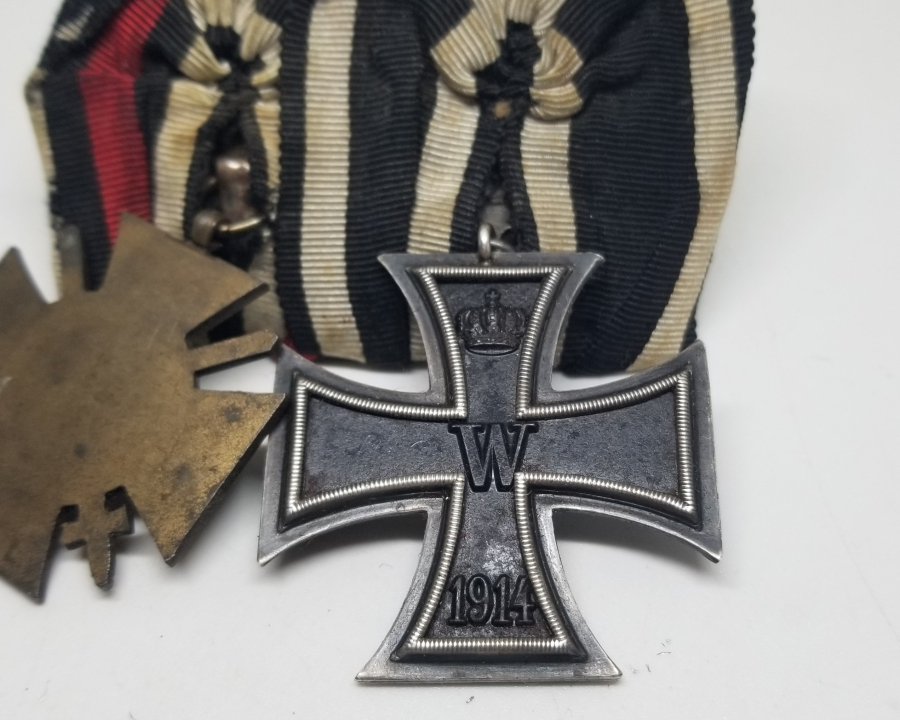 ALMAN DEMİR HAÇ VE ALMAN LİYAKAT MADALYALI NADİR ÇİFTLİ MADALYA