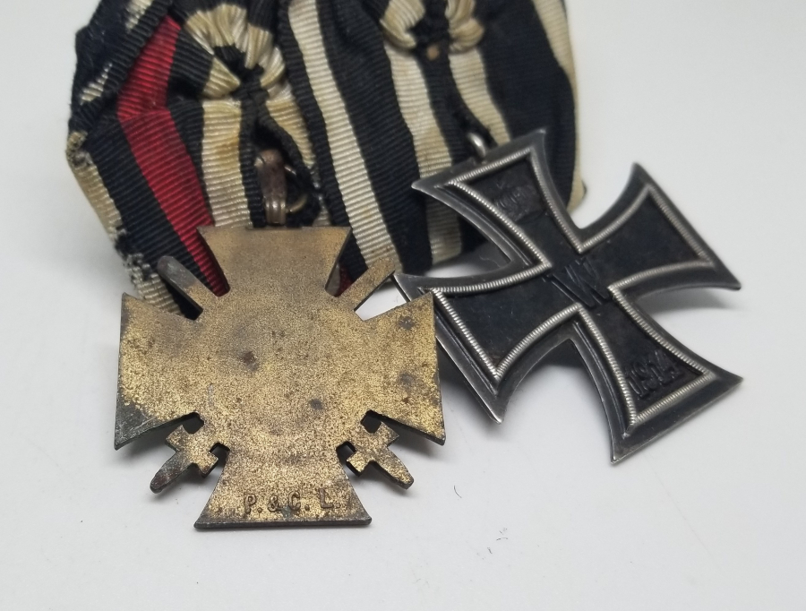 ALMAN DEMİR HAÇ VE ALMAN LİYAKAT MADALYALI NADİR ÇİFTLİ MADALYA